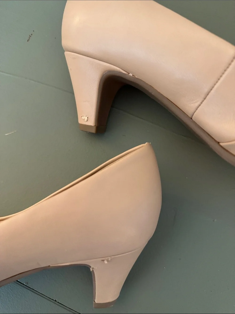 Soft Nude Pink Low Heel Kim Rogers Pumps